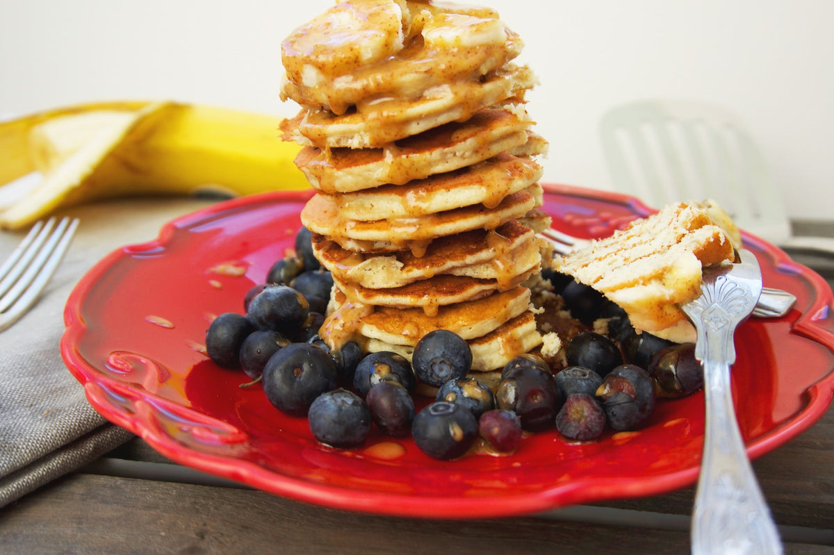 Banana and Almond Protein Pancakes – Health Results