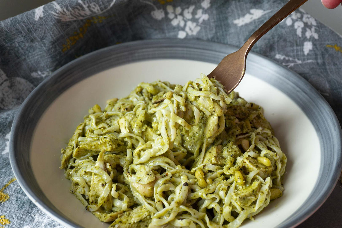 Creamy chicken pesto pasta &ndash; Health Results