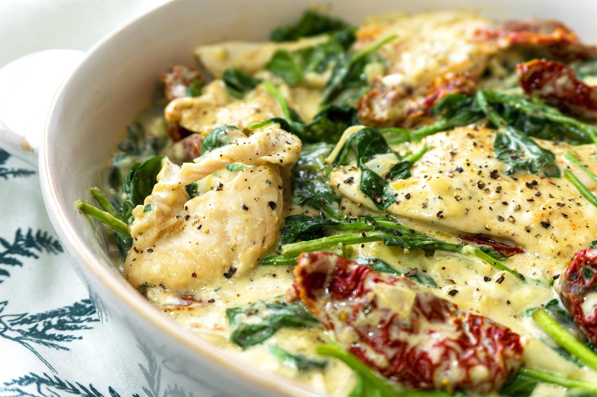 Tuscan Chicken In A Creamy Cheesy Sauce With Sun-Dried Tomatoes – Health Results