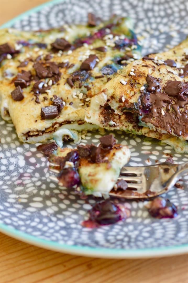 Protein packed blueberry omelette &ndash; Health Results