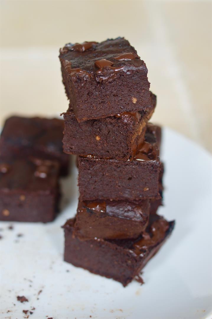 Chocolate fudgy veggie brownies (konjac) Health Results