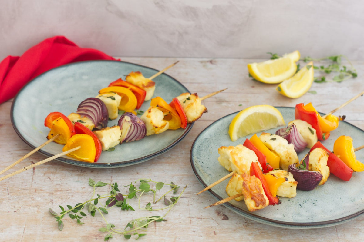 Halloumi and Bell Pepper Low Carb Kebabs – Health Results