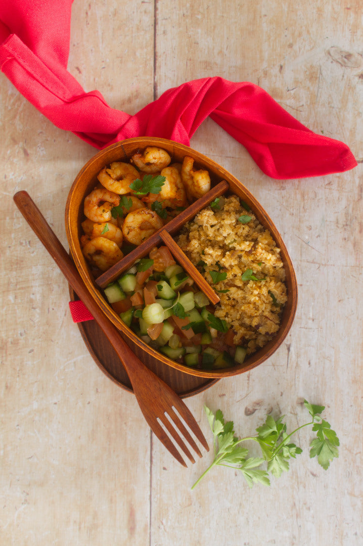 Keto Cajun Prawns and Rice Meal Prep – Health Results