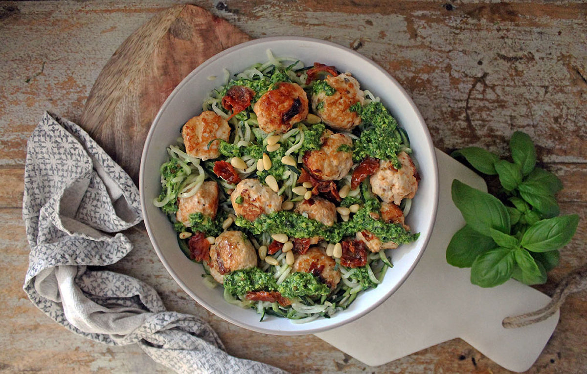 Keto Turkey Meatballs with Sundried Tomatoes and Pesto – Health Results