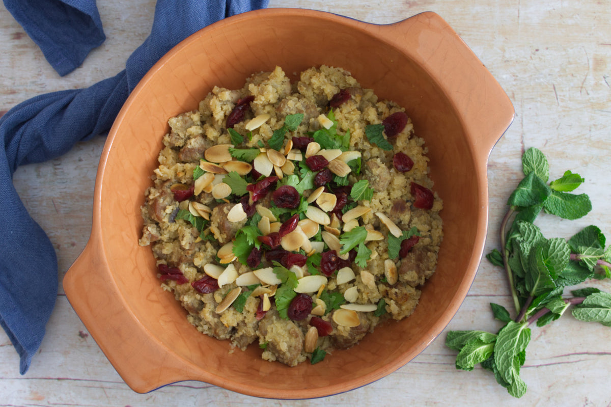 Lamb Low Carb Pilaf with Cranberries and Almonds – Health Results