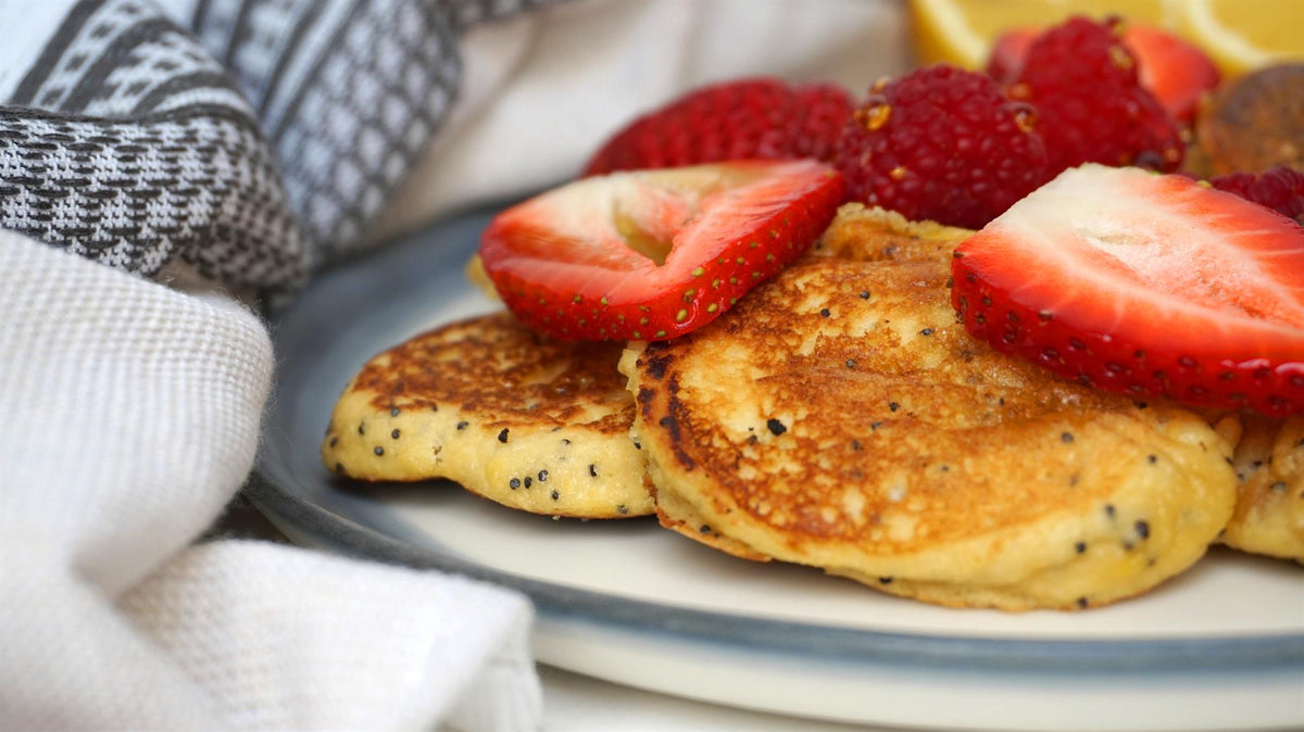 Low Carb Lemon & Poppyseed Pancakes – Health Results