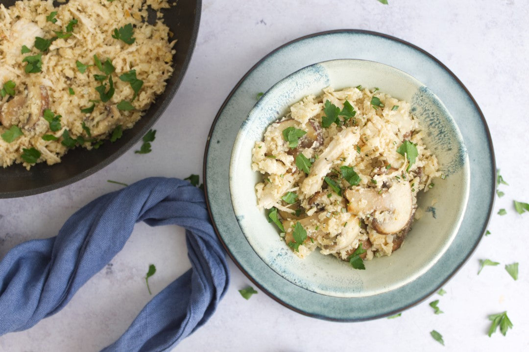 Low Carb Mushroom and Chicken Risotto – Health Results