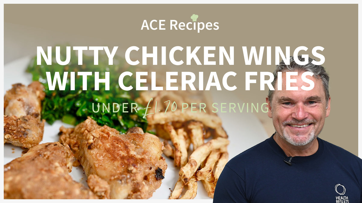 Nutty Chicken Wings with Celeriac Fries – Health Results