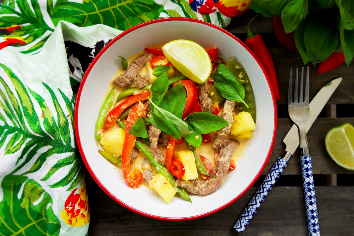 Red Thai Beef, Coconut and Pineapple Curry – Health Results