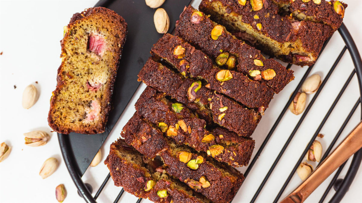 Healthy Rhubarb, Orange and Pistachio Loaf &ndash; Health Results