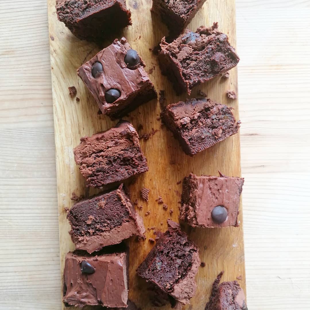 Triple chocolate courgette brownies Health Results