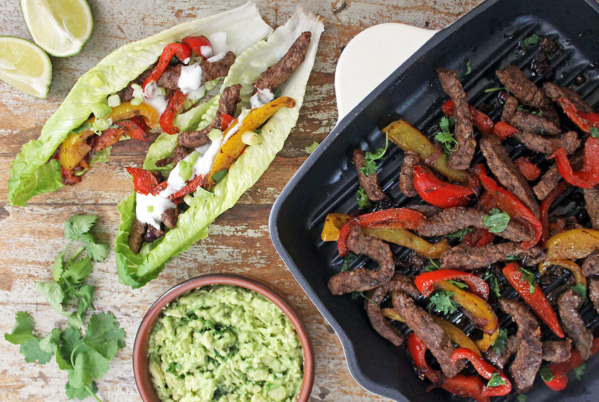 Beef Keto Fajitas with Lime Guacamole – Health Results