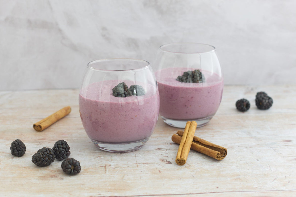Blackberry and Ginger Low Carb Smoothie