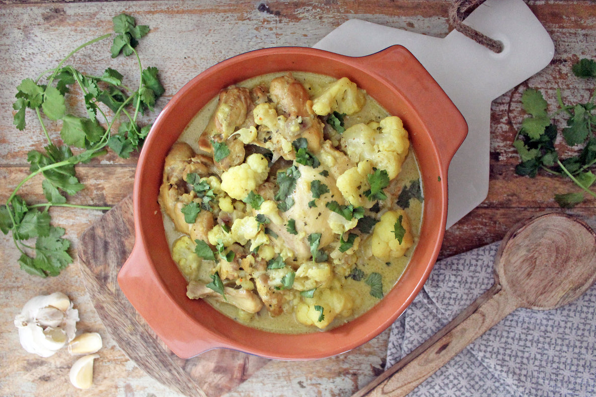 Keto Coconut Chicken and Cauliflower Curry