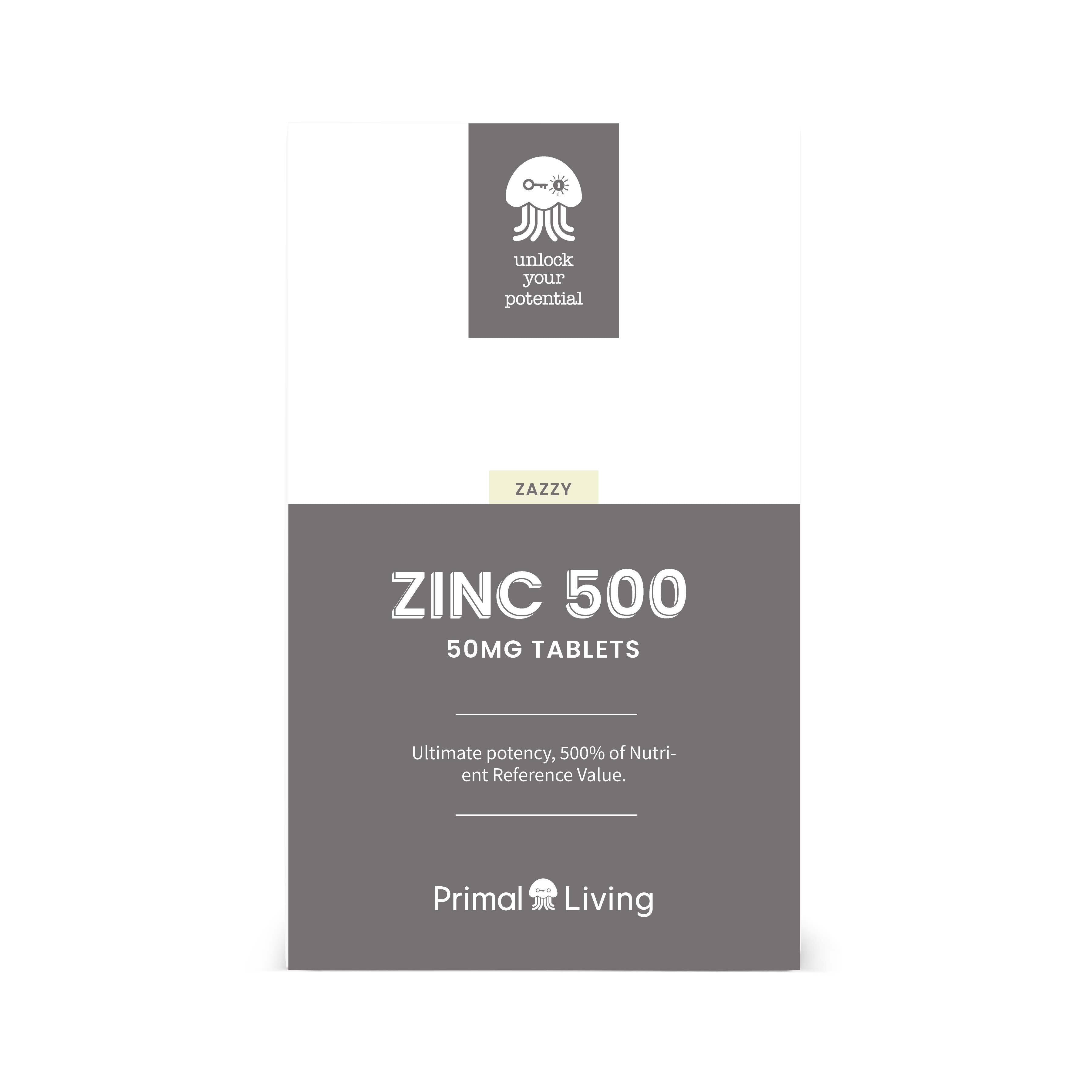 Zinc 500 50mg Tablets