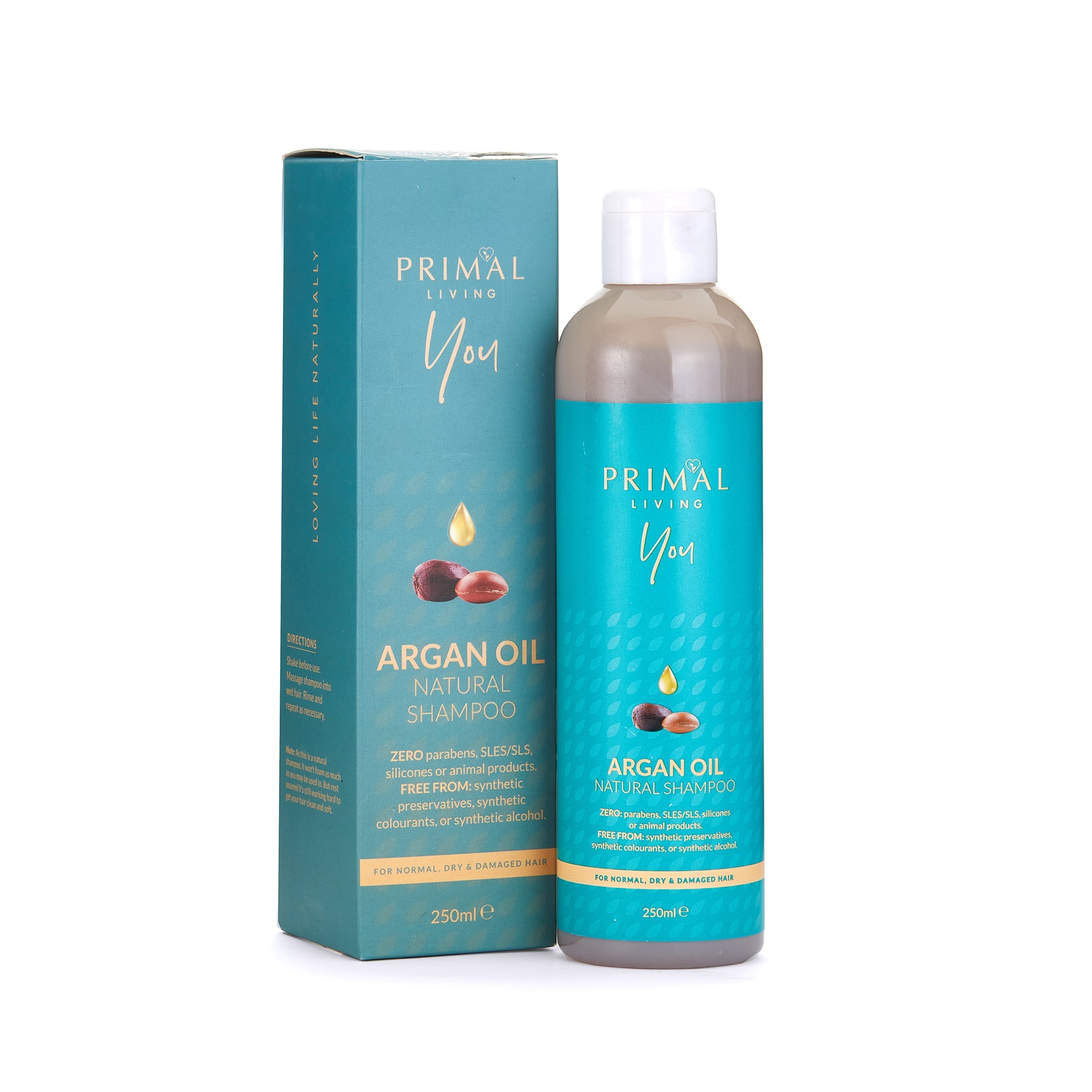 Natural Argan Oil Shampoo for Dry/Damaged Hair 250ml
