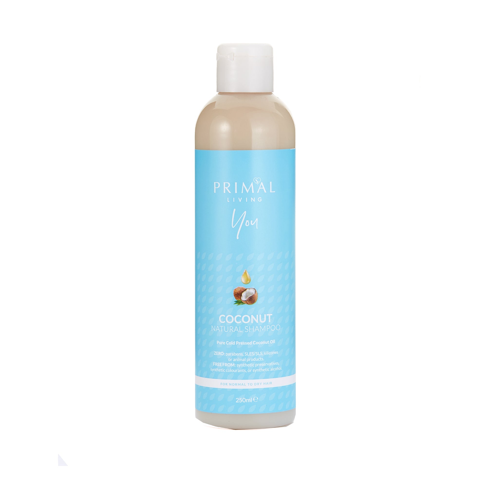 Natural Coconut Oil Shampoo for Normal/Dry Hair 250ml