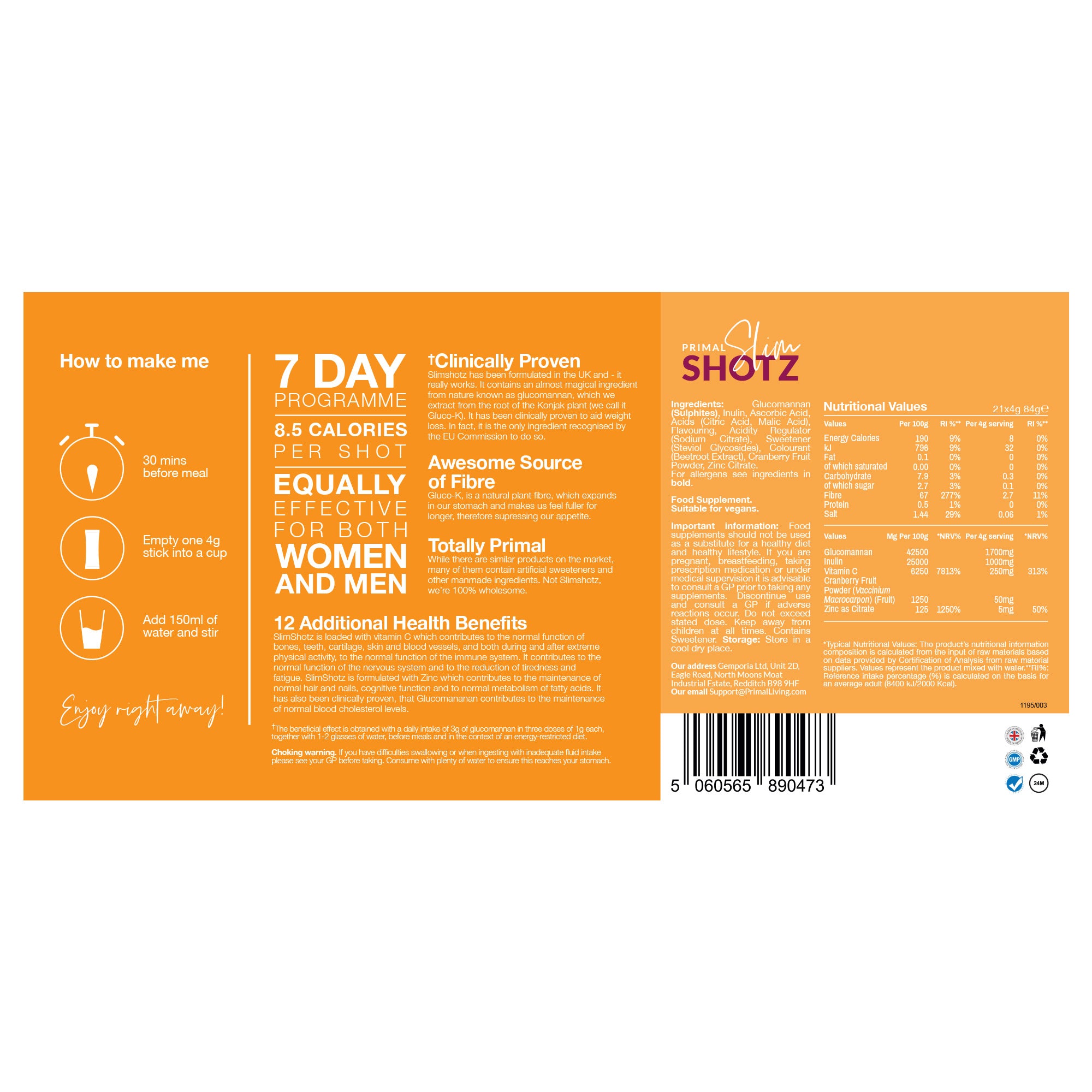 Slimshotz (various flavours)