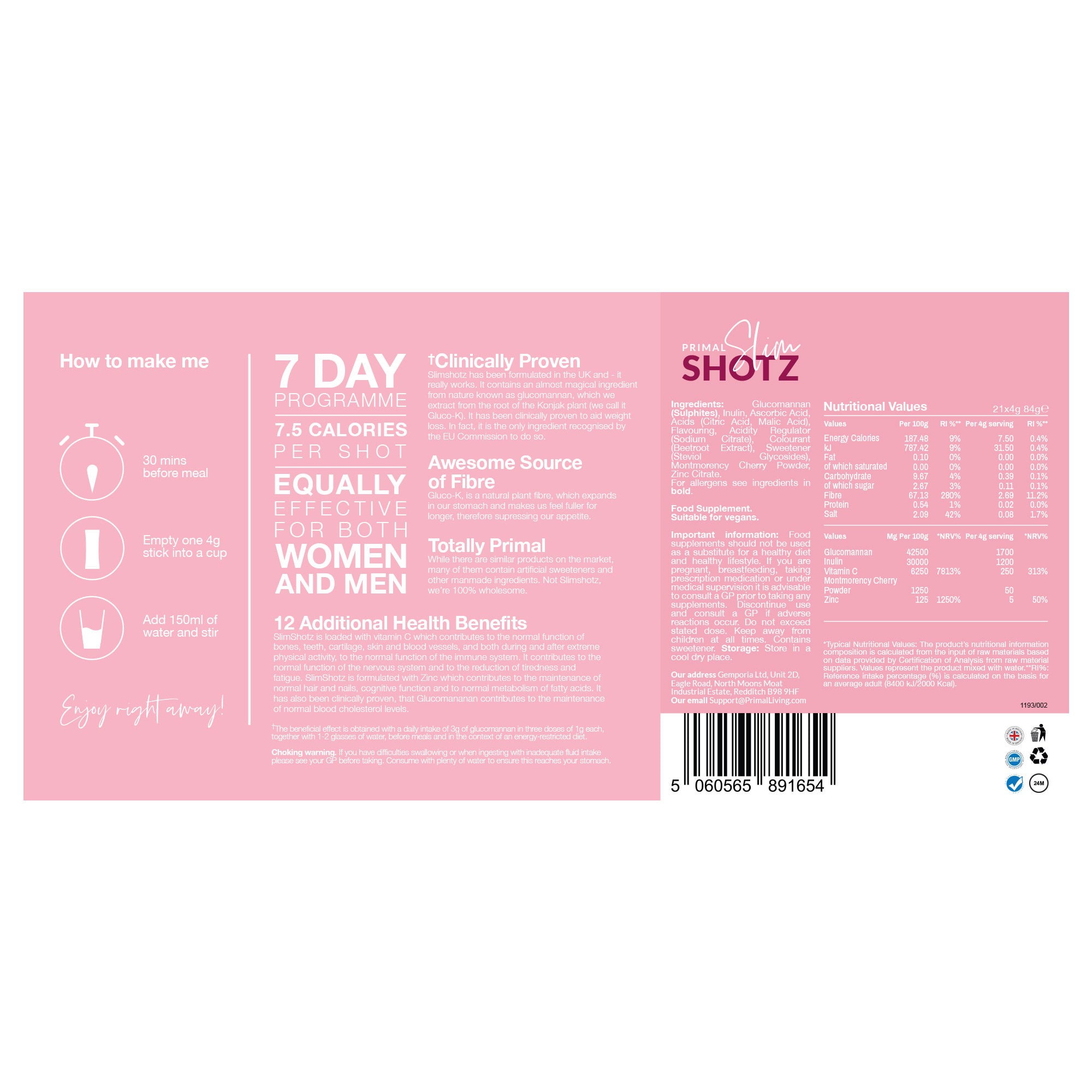 Slimshotz (various flavours)