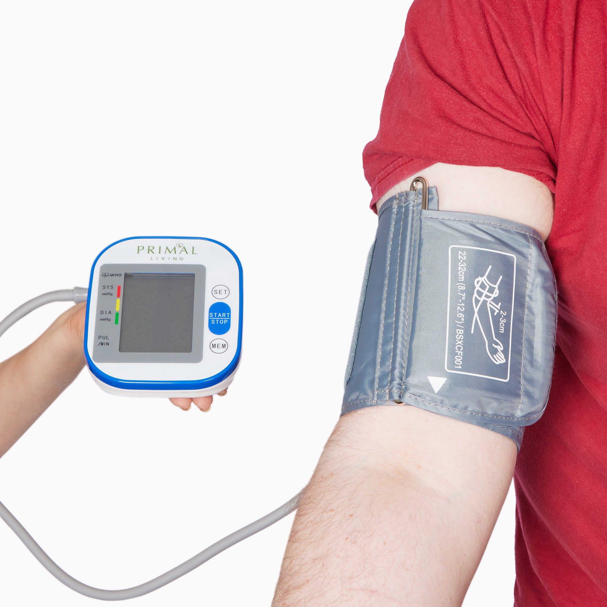 Automatic Blood Pressure Monitor With Arm Cuff