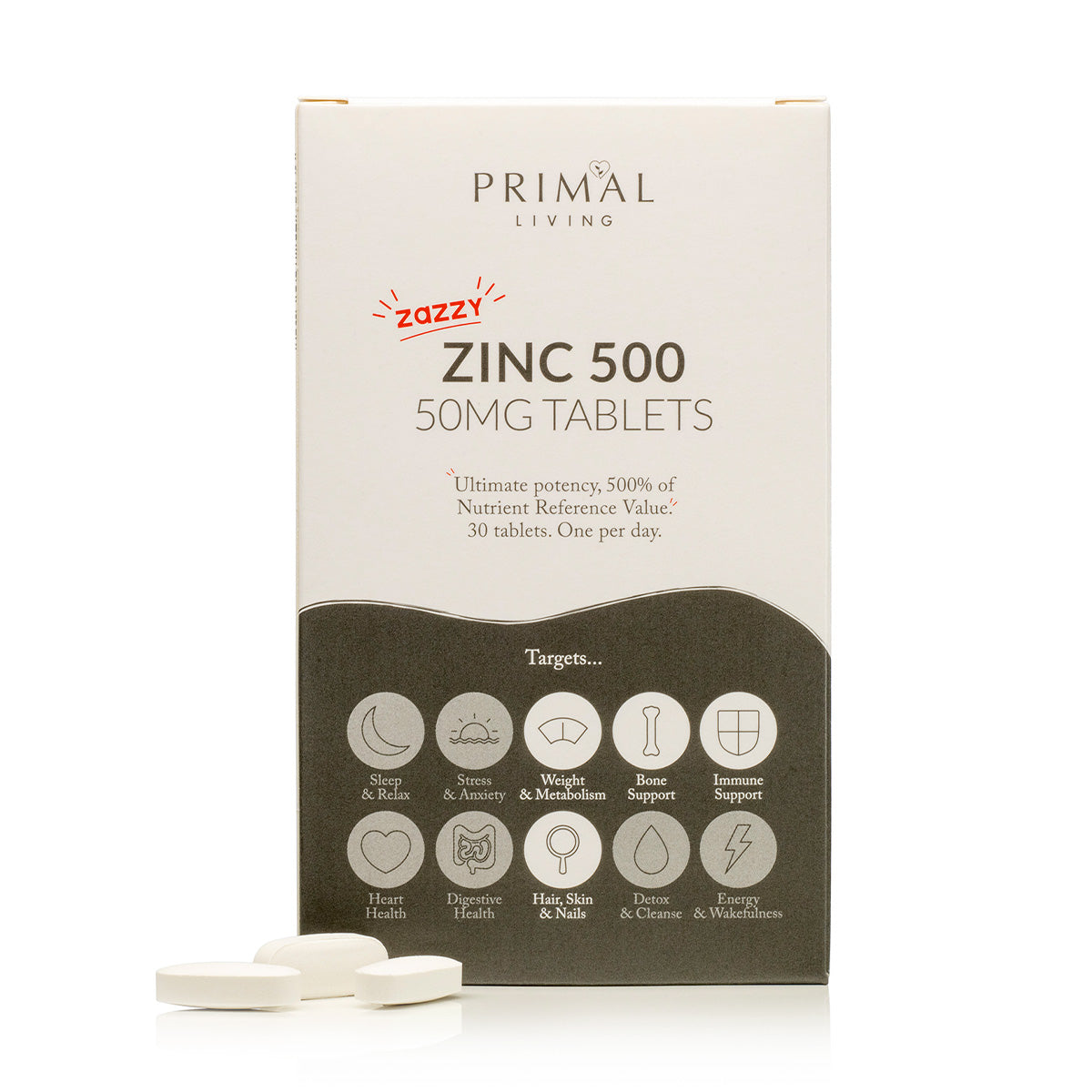 Zinc 500 50mg Tablets